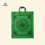 Green Mandala Shopping Bag