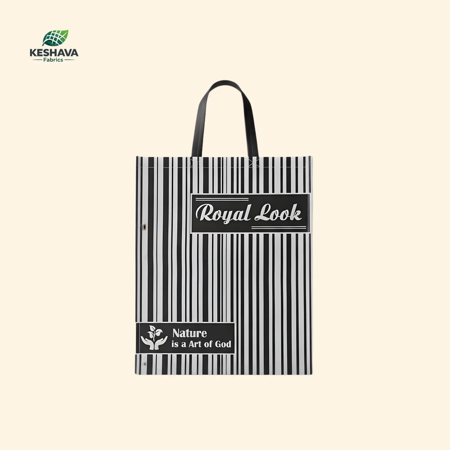 Royal Look Black Reusable Bag