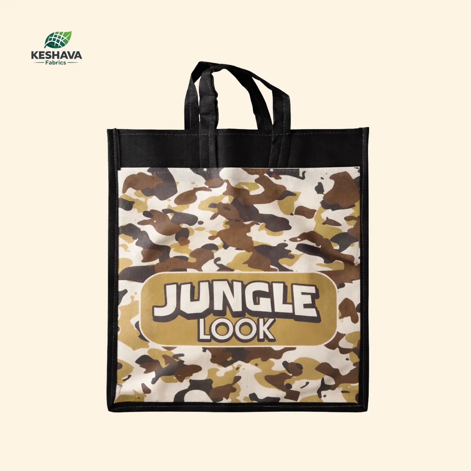 Jungle Look Desert Camouflage Tote Bag