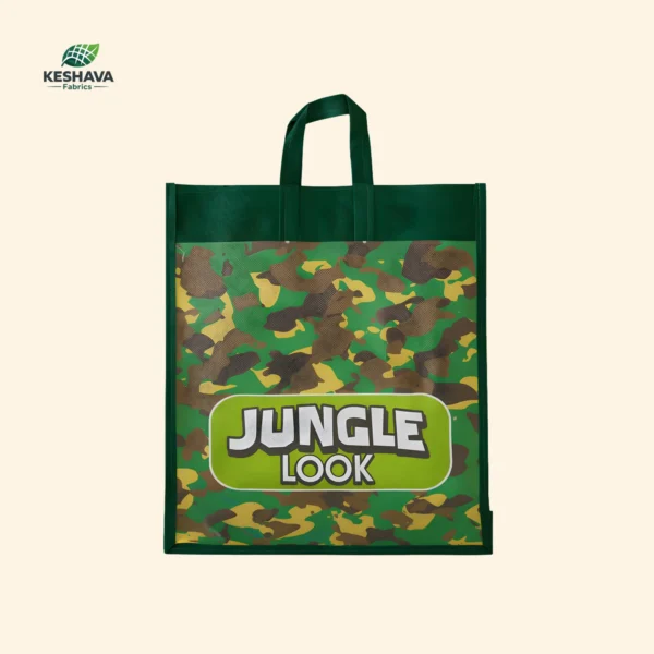 Jungle Camouflage Non-Woven Tote Bag