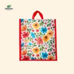 Floral Print Non-Woven Carry Bag