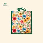 Floral Print Non-Woven Carry Bag