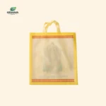 Divine Goddess Amman Yellow Non-Woven Box-Type Thamboolam Bag - Image 4